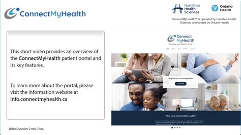 Connectmyhealth Patient Portal Overview Youtube