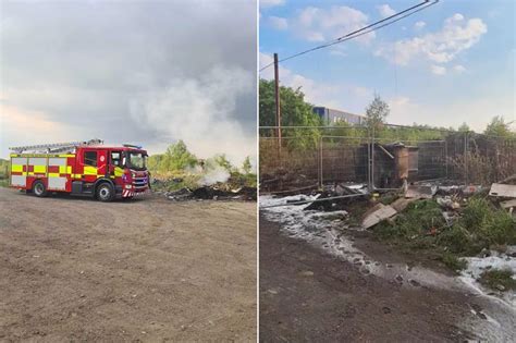 Electric Substation Explosion In West Lothian As Police Hunt Arson