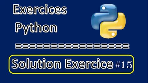 #15_Langage_Python_Exercice_corrigé_Structure conditionnelle à choix ...