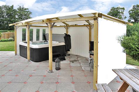 Size is the most important feature, says sergeon: HOT TUB & SWIM SPA GAZEBO - White Pavilion in 2020 | Hot ...
