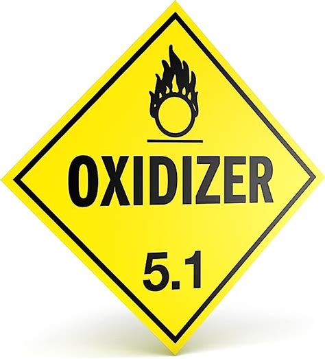 Amazon Com D O T Labels Hazard Class Dot Oxidizer Hazmat