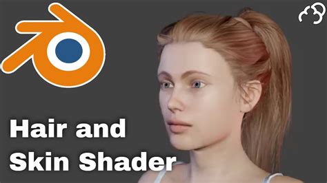 Blender How To Make Skin And Hair Shader In Eevee Tutorial Youtube
