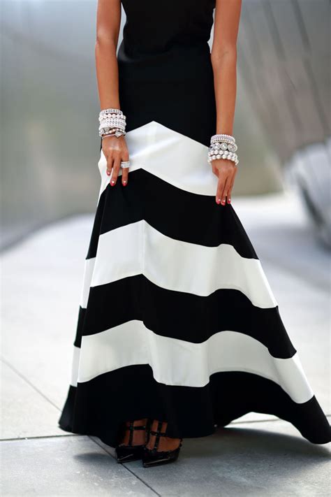 Spring Summer Fashion Black And White Stripe Printed Casual Women Dress