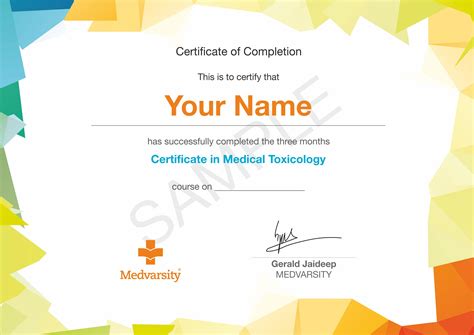 Certificate Course In Medical Toxicology Medvarsity