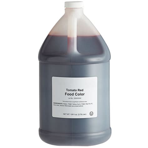Tomato Red Food Coloring 1 Gallon