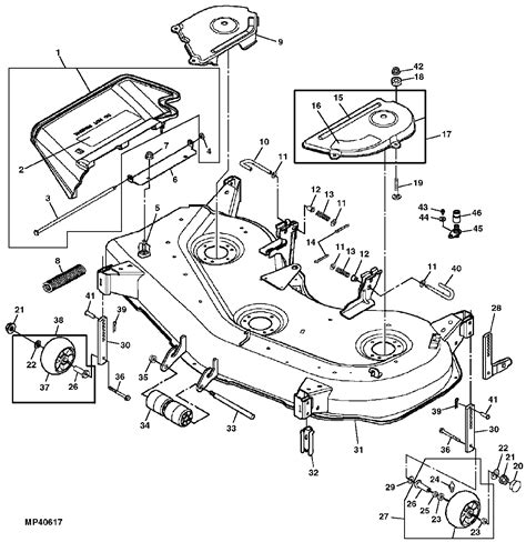 John Deere Gx Mower Deck Parts Diagram Sexiz Pix