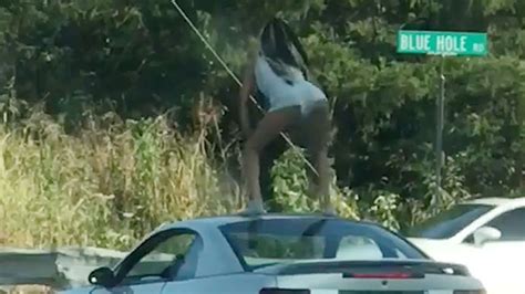 Woman Twerking On Moving Car Arrested For Disorderly Conduct