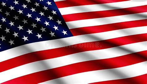 American Flag Wave For Independence Day Of The United States 4th Of