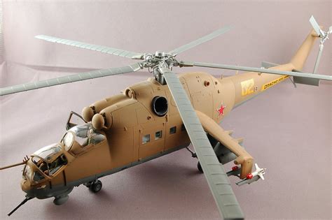 Max c4d ma 3ds fbx obj oth. LS Plastic Models Collections Helicopters: Monogram Mil Mi-24 Hind Gunship Helicopter 1/48 Scale