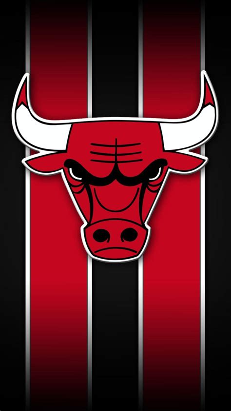 Chicago Bulls Logo Mobile Wallpapers Wallpaper Cave