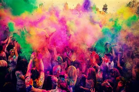 Festival Of Colors In India Holi Festival In India
