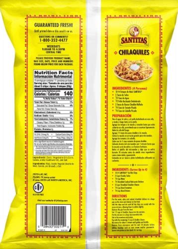 santitas yellow corn tortilla chips snacks bag 11 oz mariano s