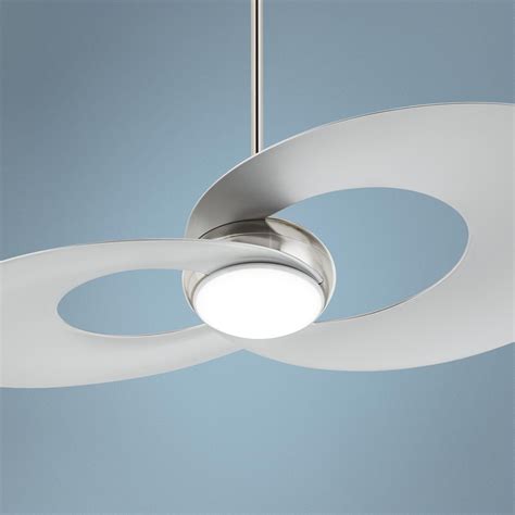 Best ceiling fans in india (2021). 52" Possini Innovation Brushed Nickel LED Ceiling Fan ...