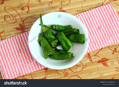Indian Gujarati Style Chili Chilli Pepper Stock Photo 2186068523