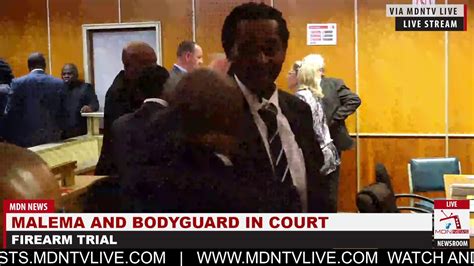 Eff Leader Julius Malema And His Bodyguard Adriaan Snyman Back In Court