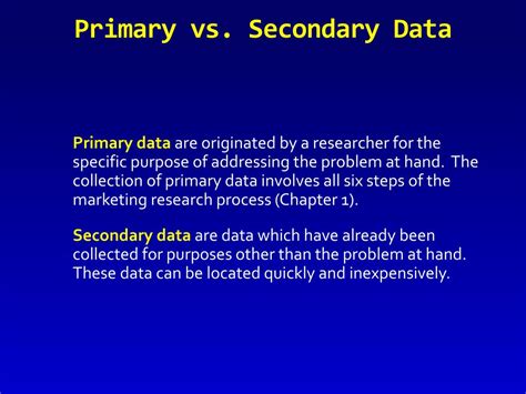 Ppt Primary And Secondary Data Powerpoint Presentation