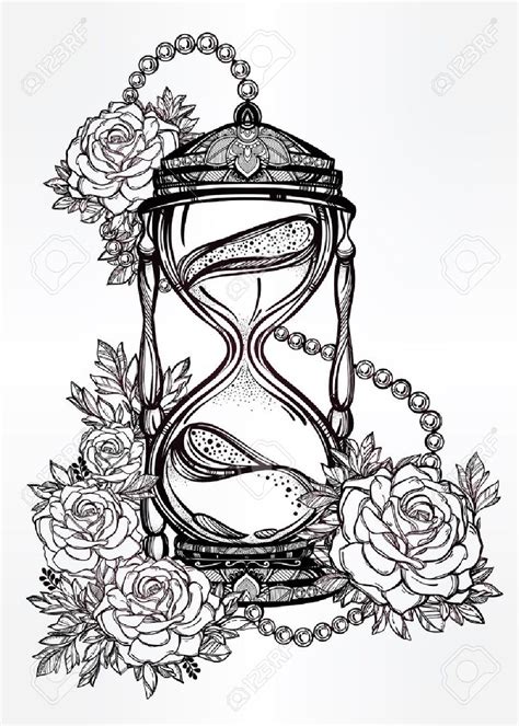 Hourglass Clock Drawing At Getdrawings Free Download