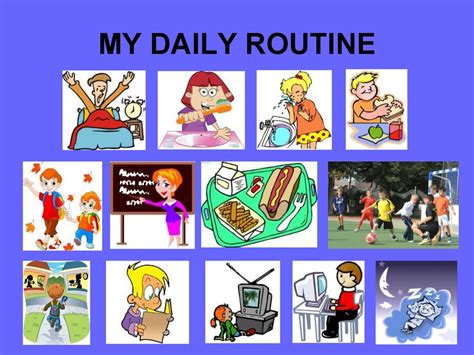 My Daily Routine Online Presentation