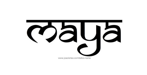 Maya Name Tattoo Designs Name Tattoos Maya Name Name Tattoo Designs