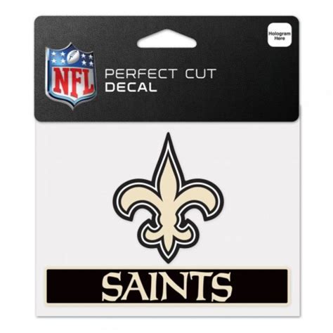 New Orleans Saints 4x5 Die Cut Decal At Sticker Shoppe