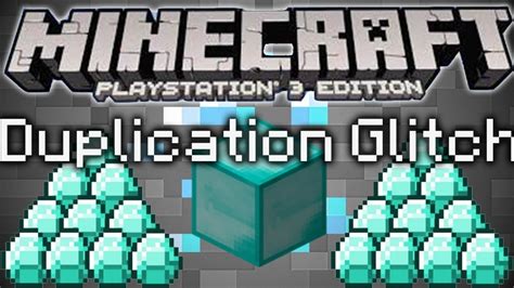 Diamond Duplication Glitch Minecraft Xbox One Andps4 Youtube