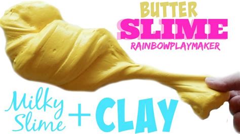 Diy Butter Slime Tutorial Clay Mixing Recipe So Easy And Fun Youtube
