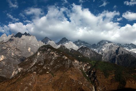 732884 Yulong Snow Mountain Lijiang China Waterfalls Rivers Rare