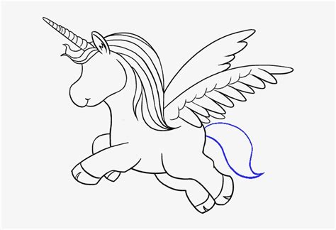How To Draw Unicorn Easy Pichers Of Unicorns To Draw Transparent Png