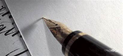 Pen Write Down Writing Animated Calligraphy Thankful