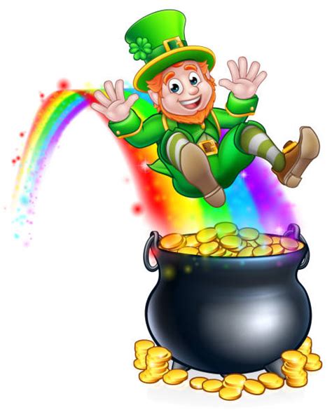 The word's further etymology is disputed; Leprechaun Illustrations, Royalty-Free Vector Graphics ...