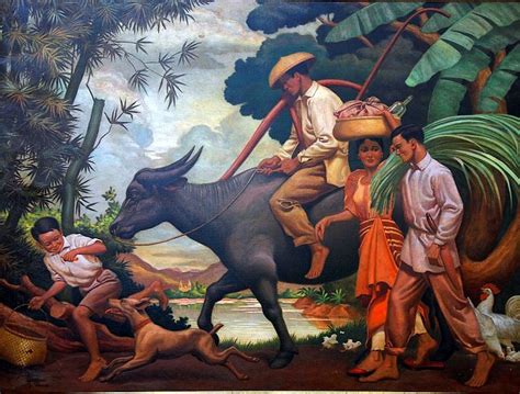 After The Day S Toil Famous Filipino Painting