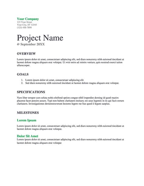 43 Professional Project Proposal Templates Templatelab