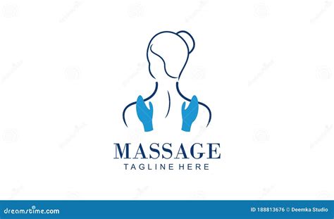 body massage logo vector illustration stock illustration illustration of health acupuncture