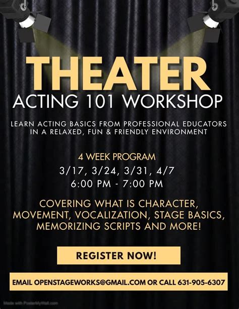 Mar 17 Acting 101 Classes Long Island Ny Patch