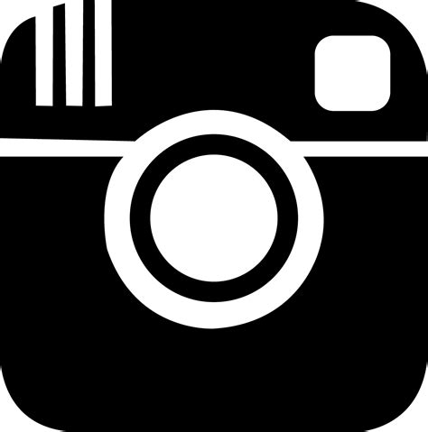 8 Black And White Instagram Icon Images Instagram Logo Black Images