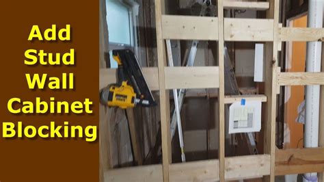 Google french cleat and you will understand how the work. How To Add Cabinet/Wall Blocking To Stud Walls, Kitchen Cabinet Installa... | Stud walls ...