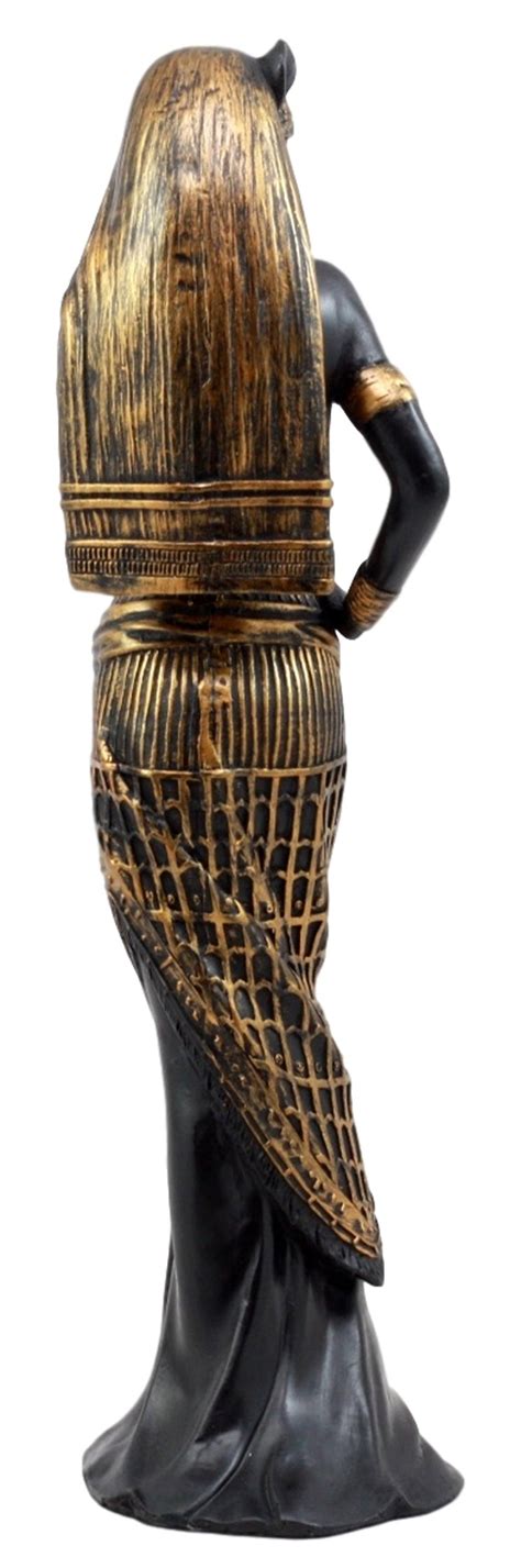 Egyptian Goddess Bastet Cat In Sensual Human Form Figurine Etsy