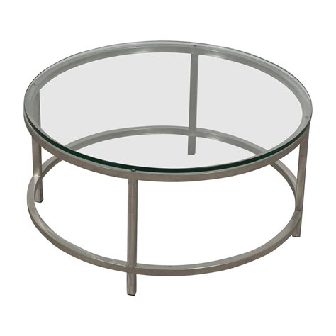 See the detailed images here. 64% OFF - Crate & Barrel Crate & Barrel Era Round Glass ...