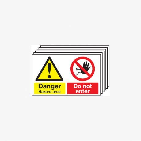 Danger Hazard Area Do Not Enter Signs Safety Sign UK
