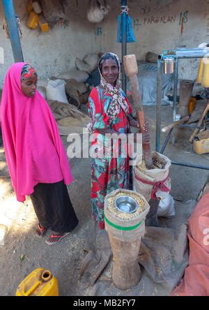 Portrait Of A Smiling Somali Woman Woqooyi Galbeed Region Hargeisa Somaliland Stock Photo Alamy