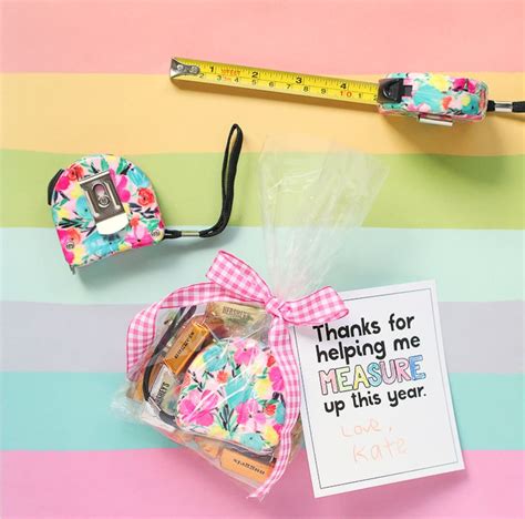 Teacher Appreciation Gifts Floral Measuring Tape The Craft Patch