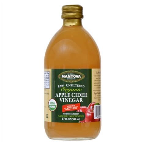 Organic Apple Cider Vinegar With Mother 17 Oz Pack Of 2 17 Oz