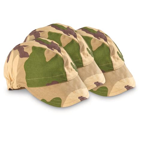 Italian Military Surplus Desert Field Caps 3 Pack New 666825 Hats