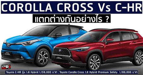 Toyota Corolla Cross Vs Chr