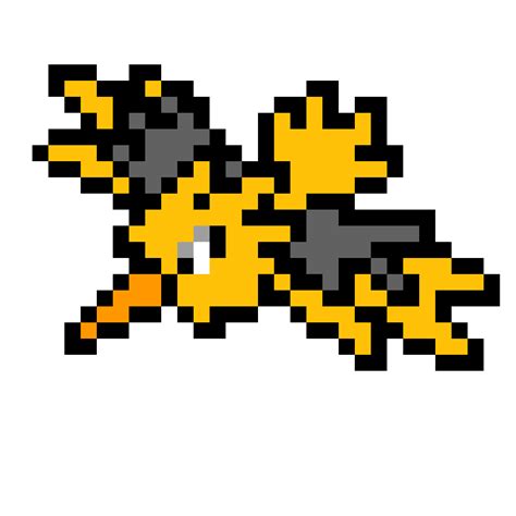 Download pokemon png free icons and png images. Pixilart - Pokemon Zapdos Pixel Art by mango10000