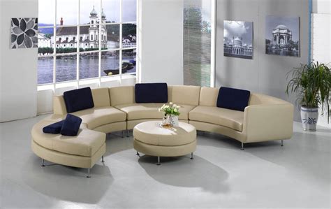 Keep Stylish And Stunning Only With A Piece Of Half Circle Couch