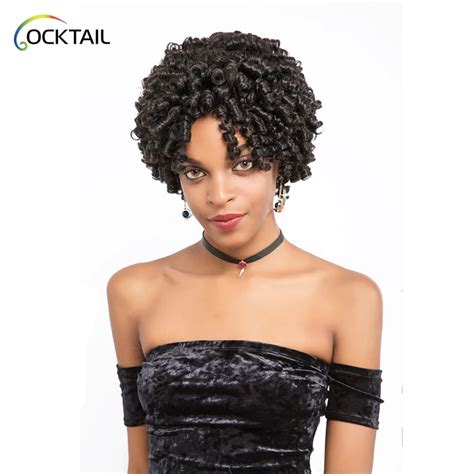 Jamaican Black And White Dreadlock Wigshort Synthetic Dreadlock Wig