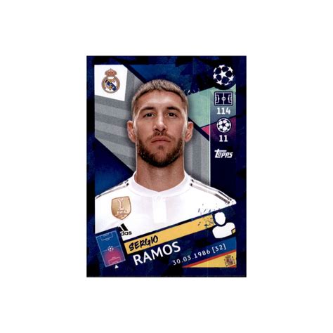 Sticker 43 Sergio Ramos Real Madrid 199