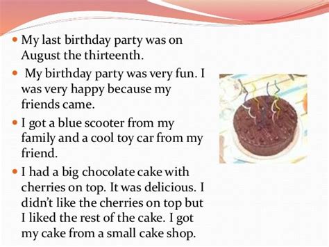 Essay About My Friend Birthday Party Student Essay Help