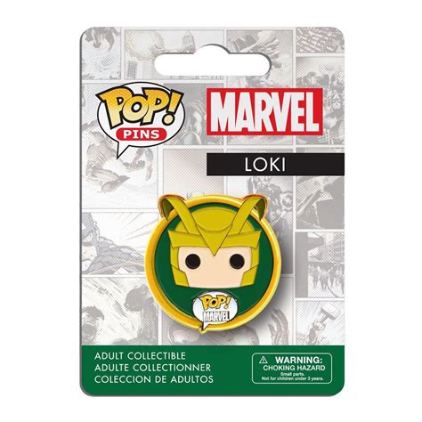 Marvel Pop Pins Loki Pin Loki Funko Pop Loki Marvel Thor